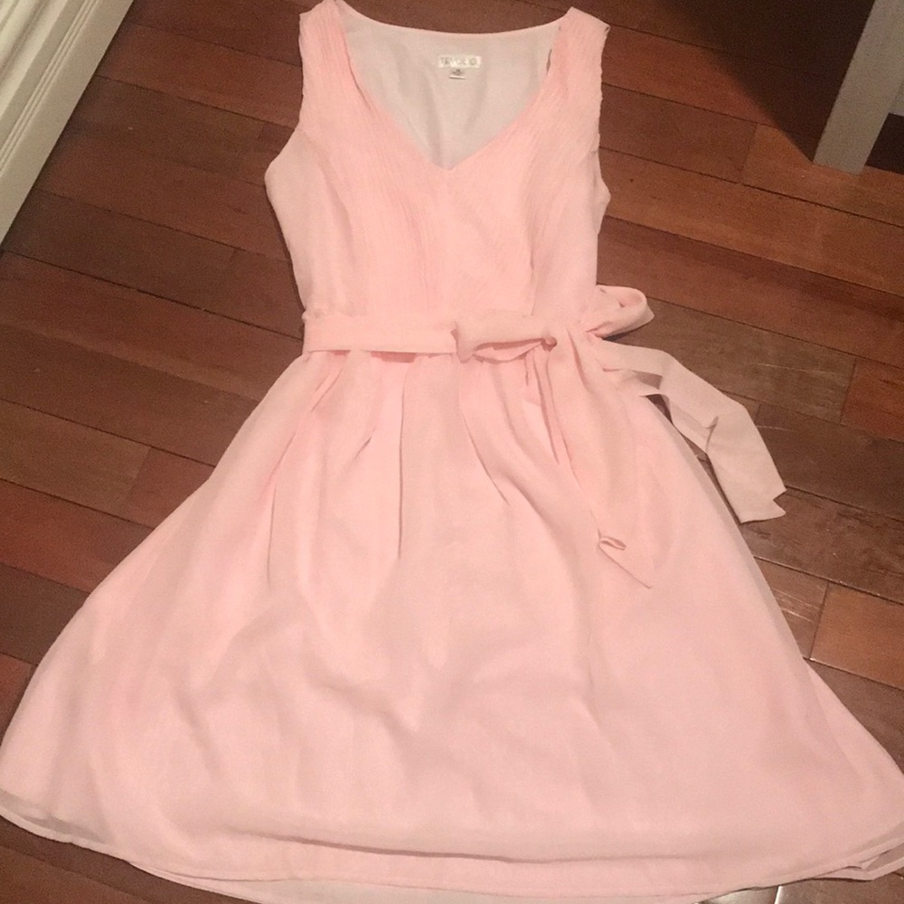 Pink Spring A-Line Dress